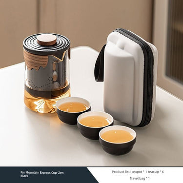 Portable Borosilicate Travel Tea Set - InspiredGrabs.com